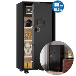 Large Black Steel Security Safe with Digital Lock