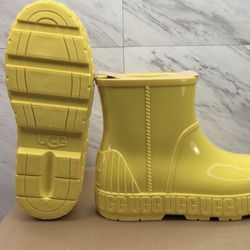 New UGG Drizlita Rainboot Women's Canary Yellow Boot 10 M $40