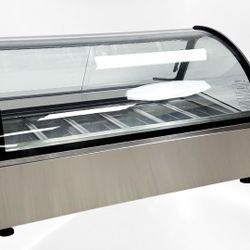 NSF Gelato case Dipping Freezer Ice Cream Cabinet DW-6R

