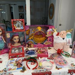 Brand New Disney Princess Christmas Toy Bundle
