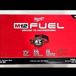 Milwaukee New Circular Saw 12M Fuel 