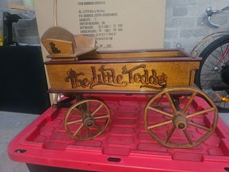 Vintage JP Teddy bear Wagon