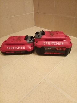 2 Craftsman. LITHIUM ION battery