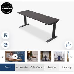 Uplift 72x24 Standing Desk Fully Built & Configured