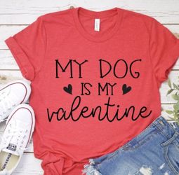 Cute shirt for Valentine’s Day dog lover
