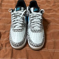 Nike Air Force 1 Snow Leopard Size 12.5