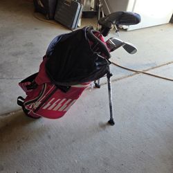 Ultra Light Long Leaf Us Kids Golf Set Right Hand
