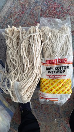 Smart buy 100% cotton wet mop