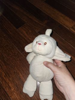 Kellytoy 10inch baby lamb plush features crinkle ears and rattle belly
