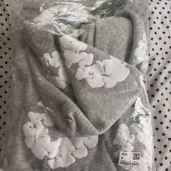 Grey And White Denim Tears