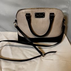 Excellent Kate Spade Off White And Black Purse