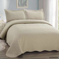 3 Pcs Quilt King Size 