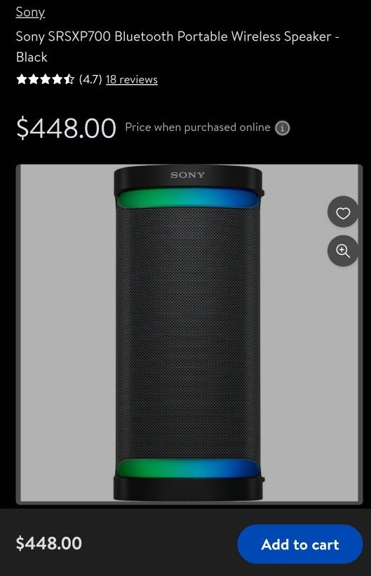 BRAND NEW OUT OF BOX SONY PARTY SPEAKER