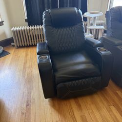 Movie Theatre Recliner with LED lighting