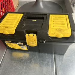 Stanley Tool Box With Tools 