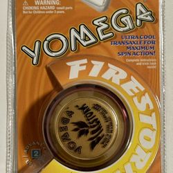 Vintage Yomega Firestorm Gold Yo Yo New In Package 1999