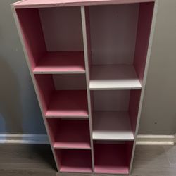 Girls Book Shelf About 4 1/2 Feet Tall 