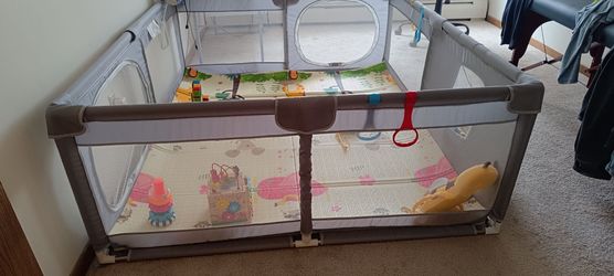 Playpen with Mat