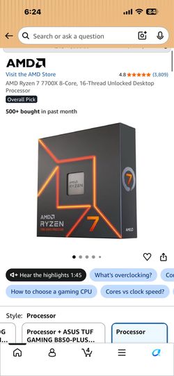 AMD RYZEN 7700x
