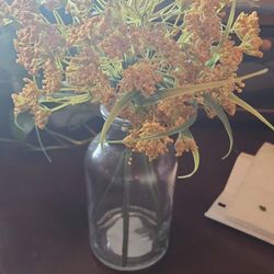 Flowers In Clear Vase