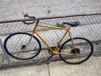 Raleigh English made single speed racer w/ bullhorn
