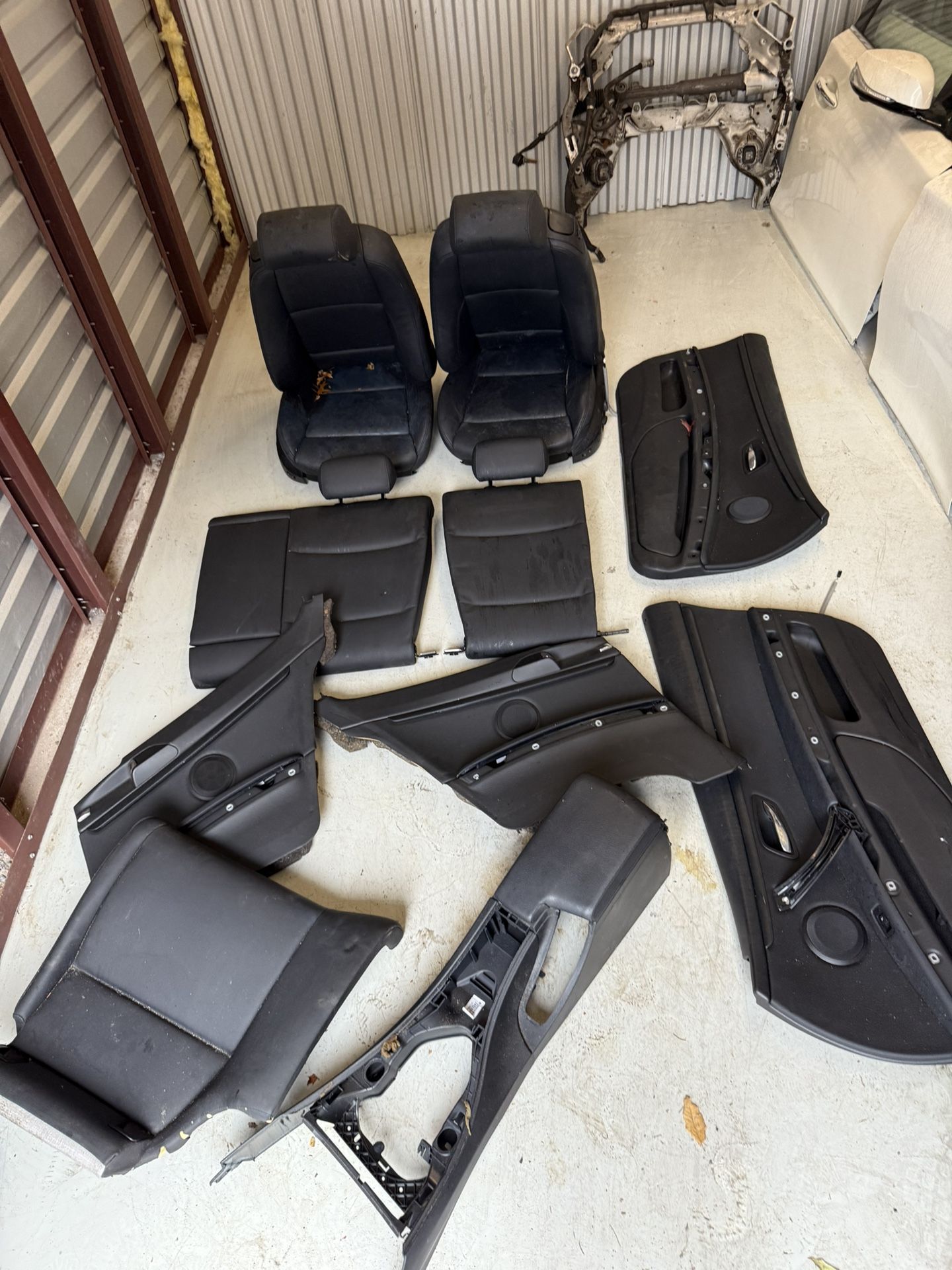 E92 complete black interior