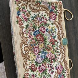 Purse, With Jade Stone On Clasp 