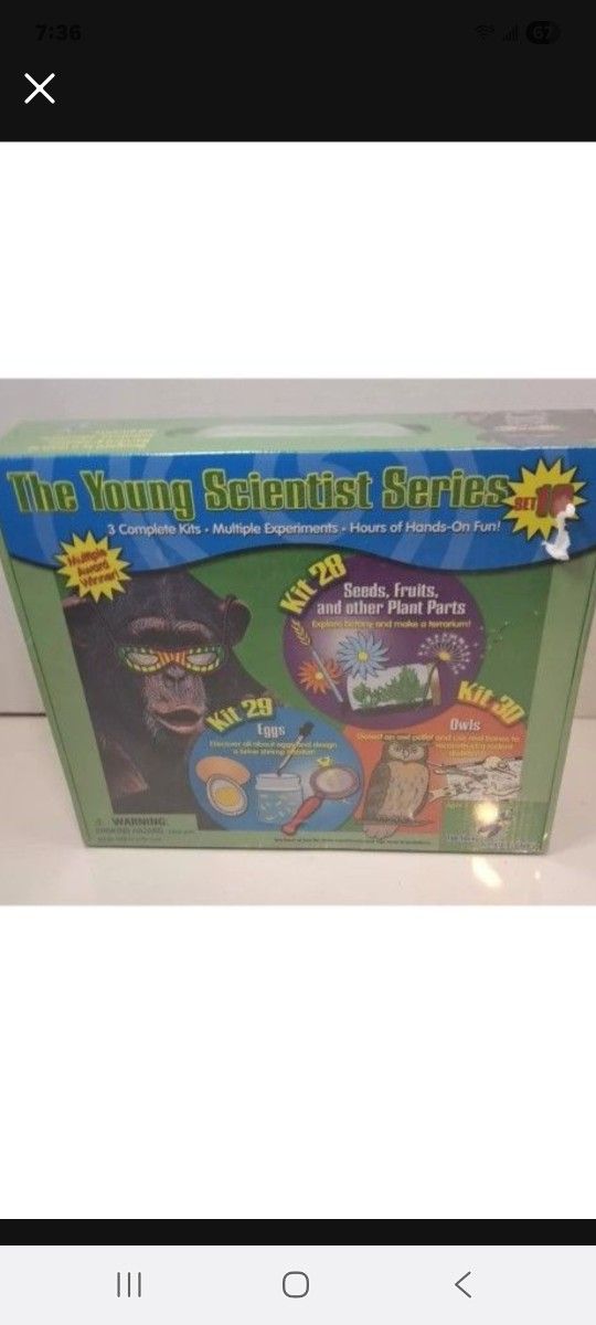 The Young Scientist Series SET 10 Science Experiments for Kids-Kits 28, 29 & 30