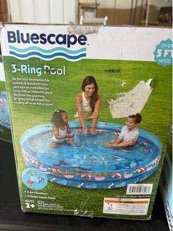 New three ring kids pool