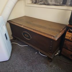 Antique Stewart Safe Seal Cedar Chest 46x21