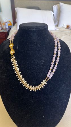 Hands Made Necklace With Vintage Beads 