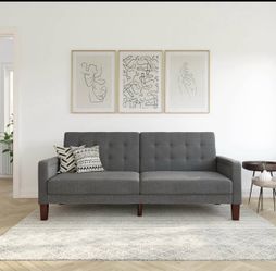 Better Homes & Gardens Futon Sofa (gray) - Great for College
