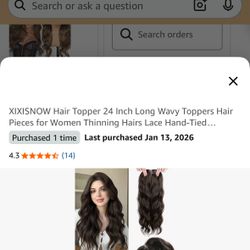 Brand New Hair Topper 