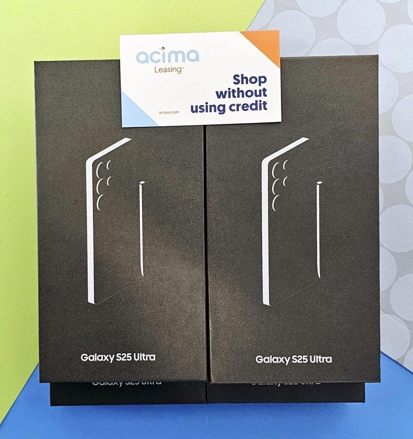 New Sealed In Box Samsung Galaxy S25 Ultra 256gb Unlocked Like New Condition No Defects.
$1 Down NO CREDIT CHECK FINANCING