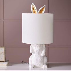 Ceramic Bunny Lamp Orig Price $364