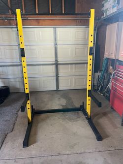 Hulk fit half rack