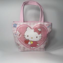 Merry Christmas hello Kitty lunch bag