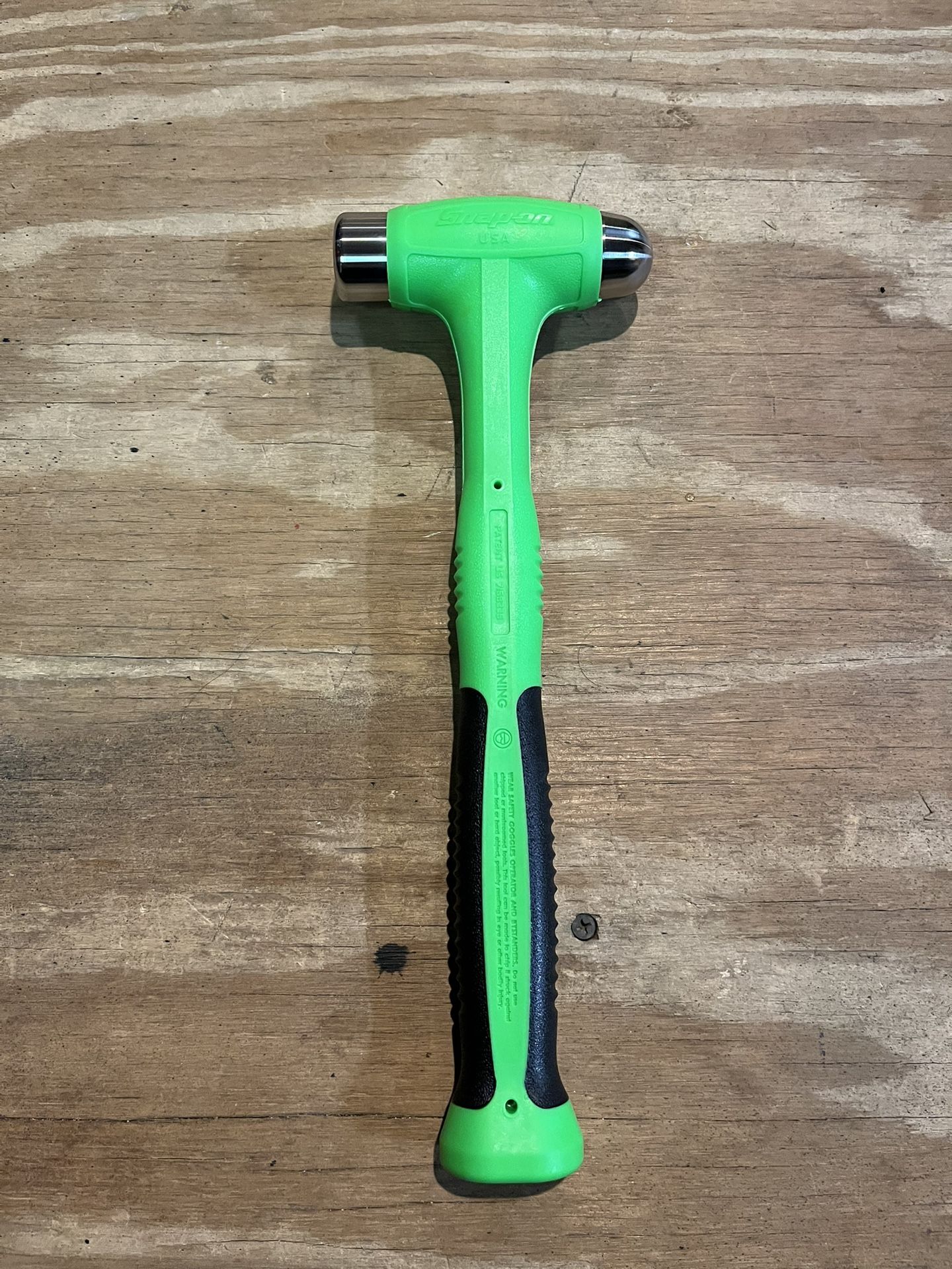 Snap-on 16oz Dead Blow Ball Peen Hammer - (Green)