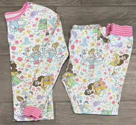 Disney Princess Pajama Set – Girls Size 10 – Long Sleeve Top & Pants