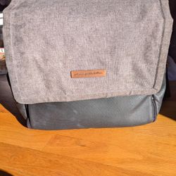 Petunia Pickle Bottom Boxy Backpack Diaper Bag in Graphite/Black Diaper Bag