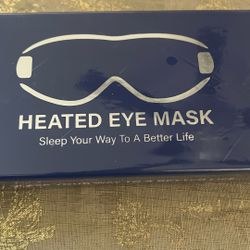 Heated eye mask