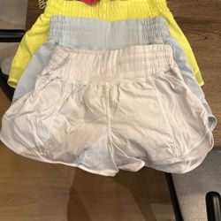 7 Pair Of Lululemon Short Shorts