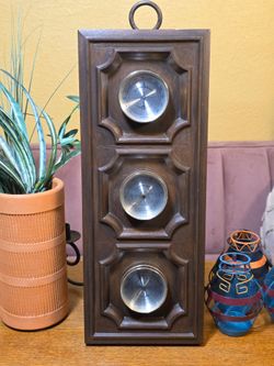 Vintage Resin Weather Wall Station