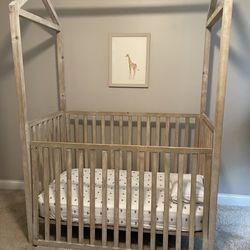 Restoration Hardware Crib w/ Toddler Bed 