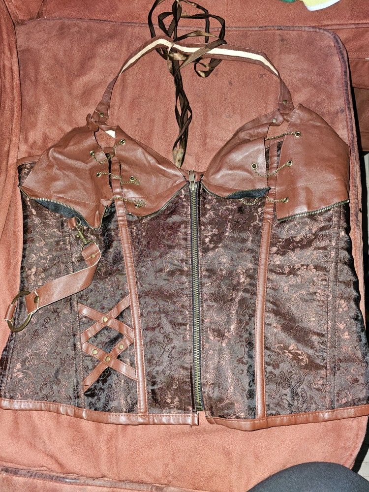 Steampunk Corset Top Size 3XL