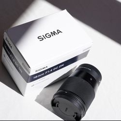 Sigma 16 mm Sony E Mount 