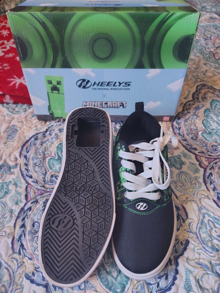 Minecraft Heelys Wheeled Shoes