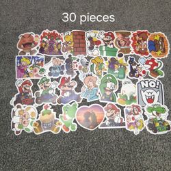 Super Mario Stickers Each Picture $5