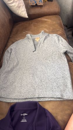 Men's quarter zip sweater