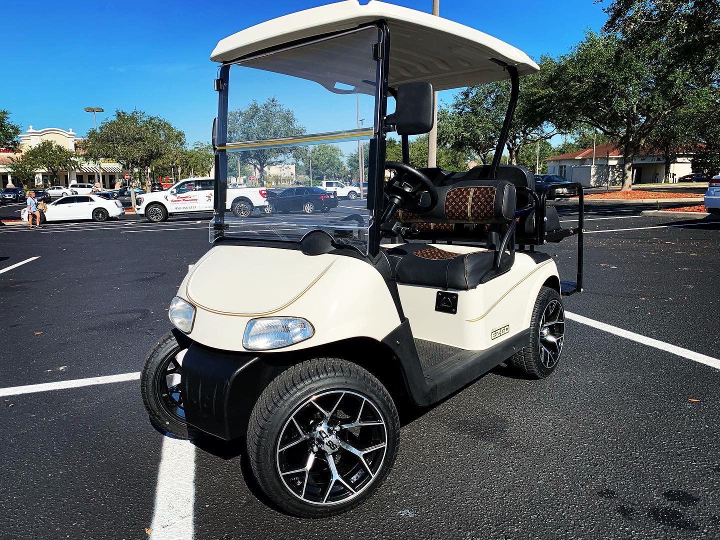 EZGO RXV 48 V Custom Louis Vuitton Golf Cart